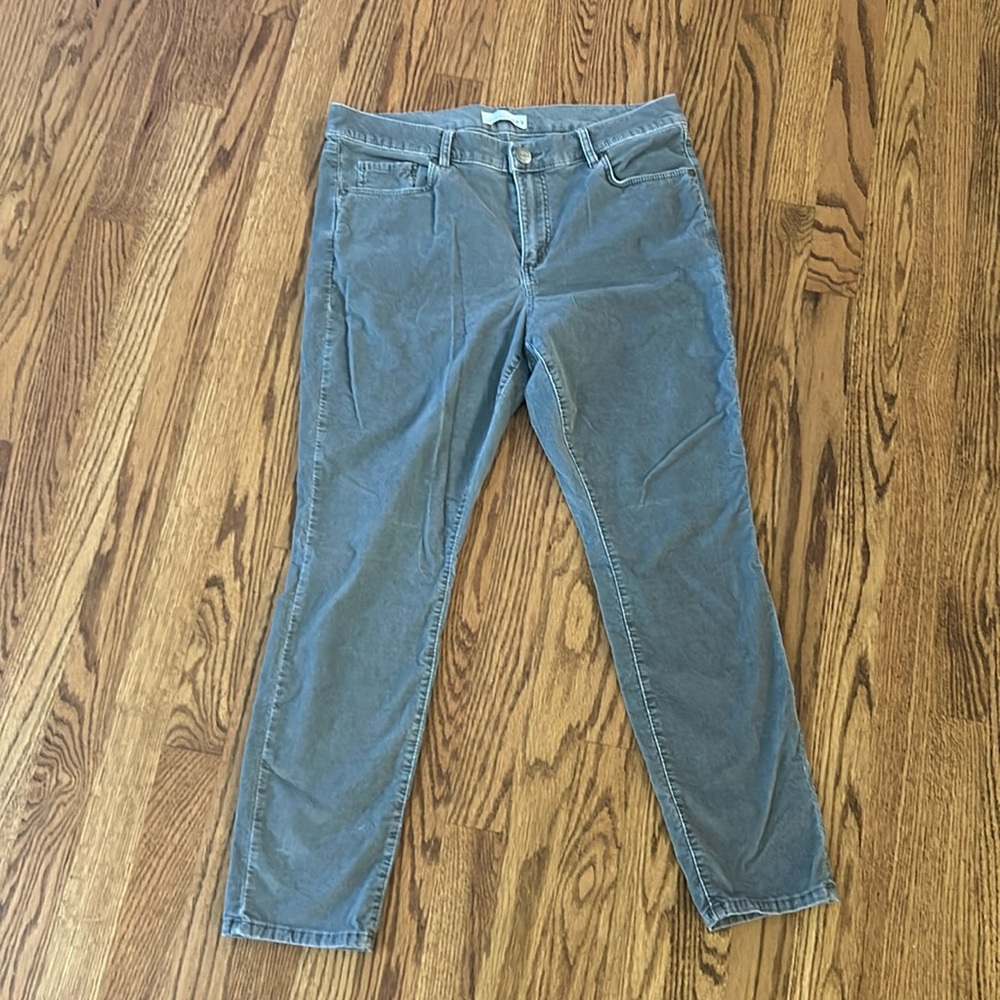 Loft Modern Skinny Velvet Pants